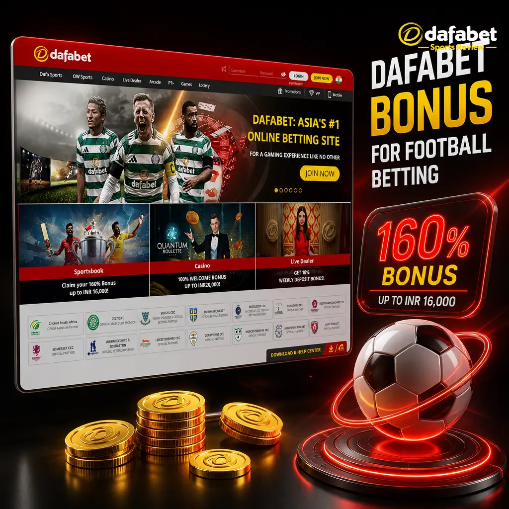 Dafabet 200% welcome bonus up to INR 20,000 for football betting on Premier League, La Liga, and FIFA World Cup 2026