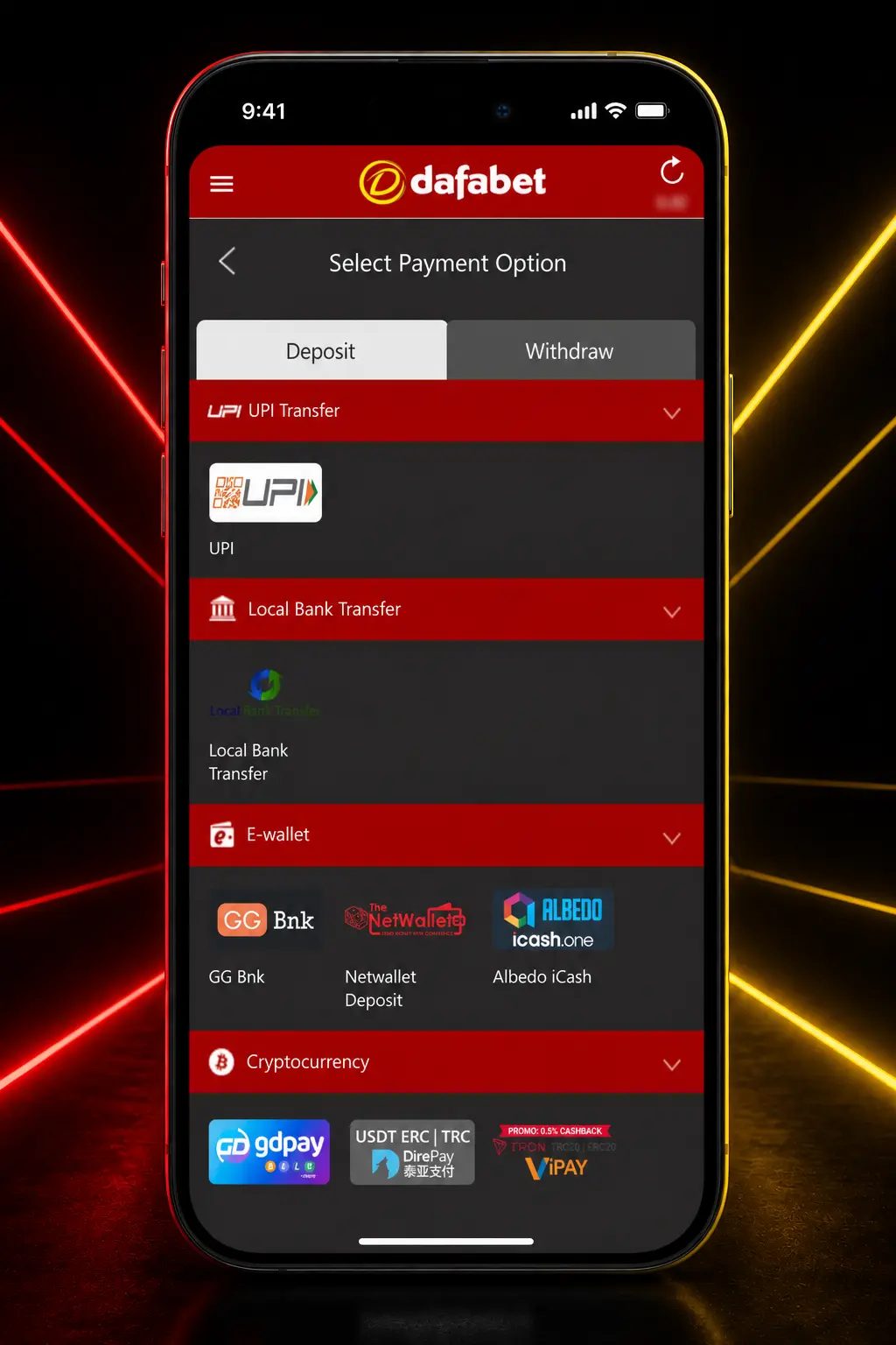 Step-by-step guide to sign up, deposit via UPI, and place cricket bets on Dafabet for IPL and T20 matches.