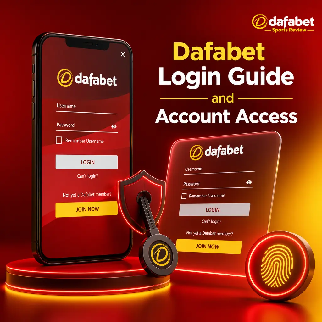 Dafabet login guide showing steps to access account, check balance, bets and bonuses on dashboard