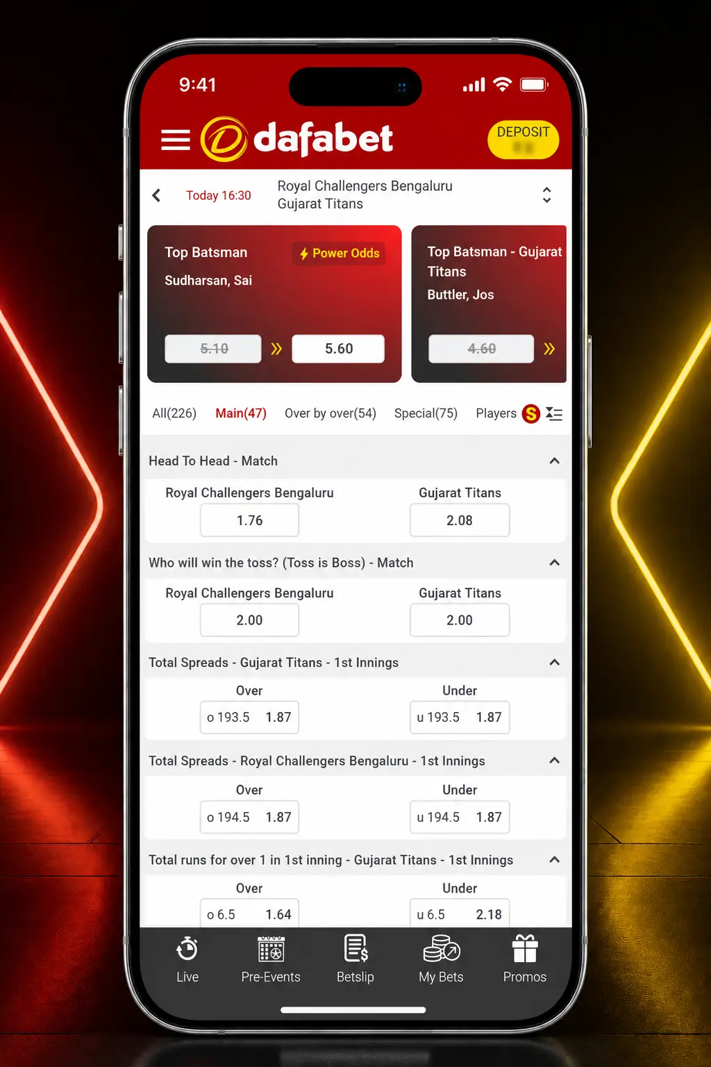 Step-by-step guide showing how to sign up, deposit, and place a bandy bet on Dafabet's website and mobile app.