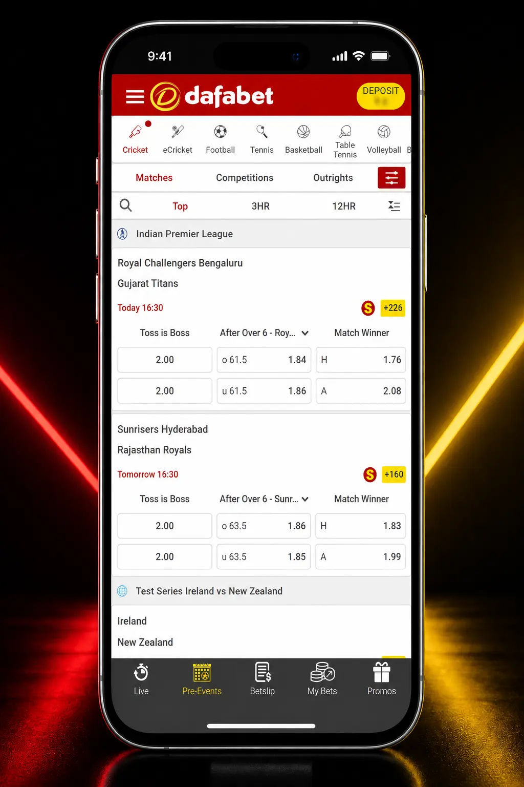Step-by-step guide showing how to sign up, deposit, and place a basketball bet on Dafabet using INR