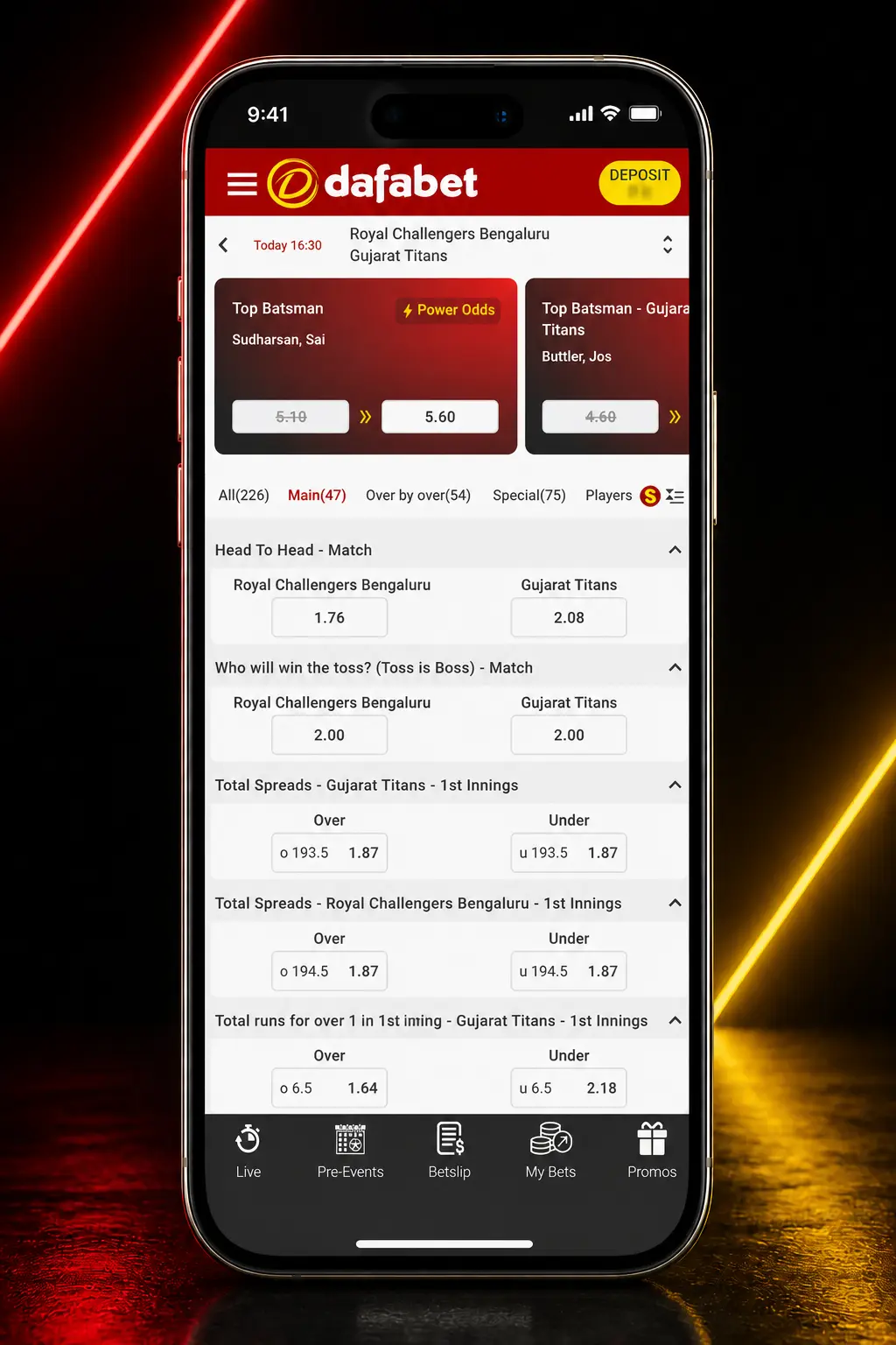 Step-by-step guide to betting on Dafabet eCricket: sign up, deposit funds, pick a match, and place your bet.