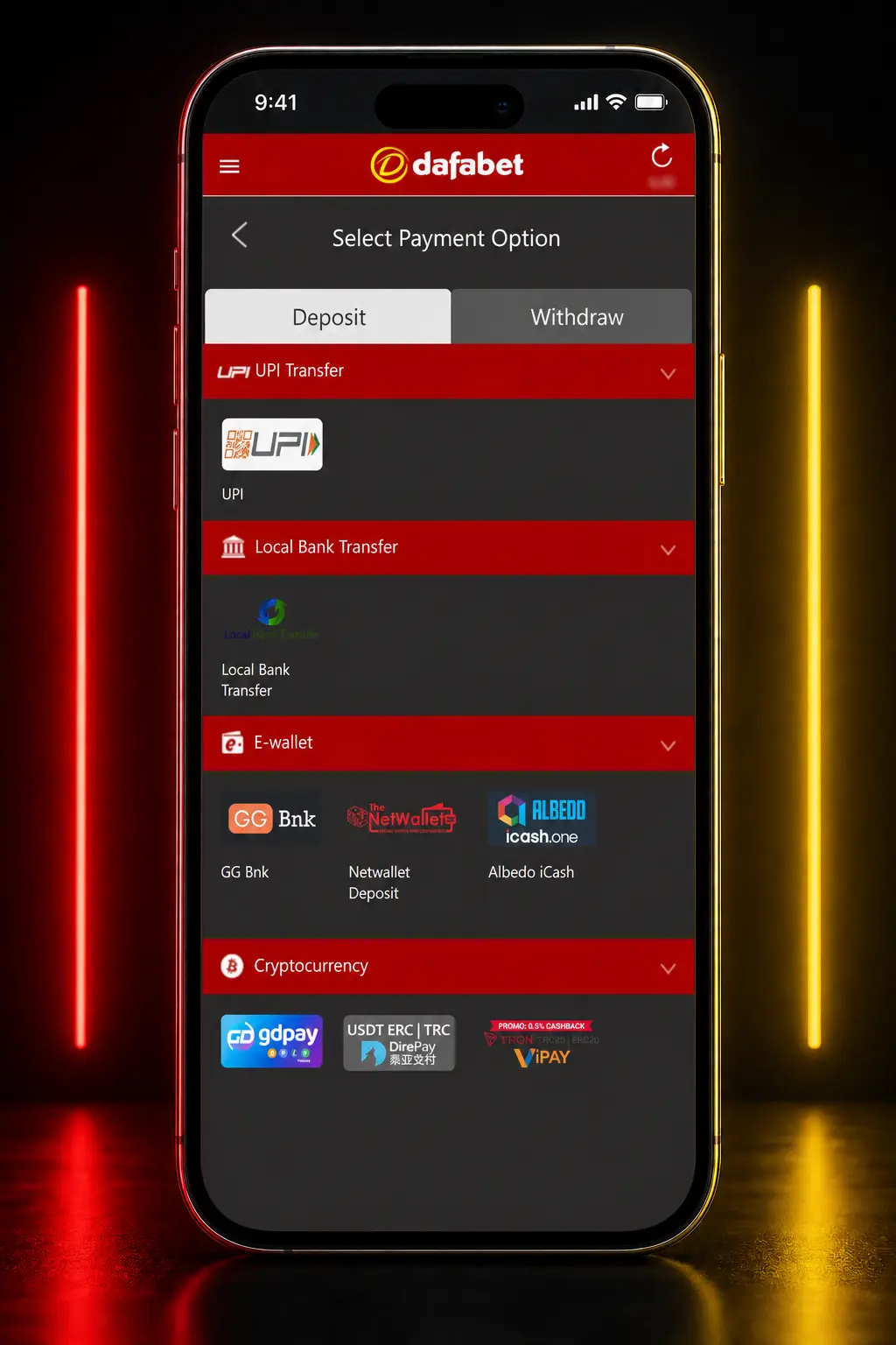 Step-by-step guide to signing up, depositing funds, and placing an F1 bet on Dafabet's Motorsport section