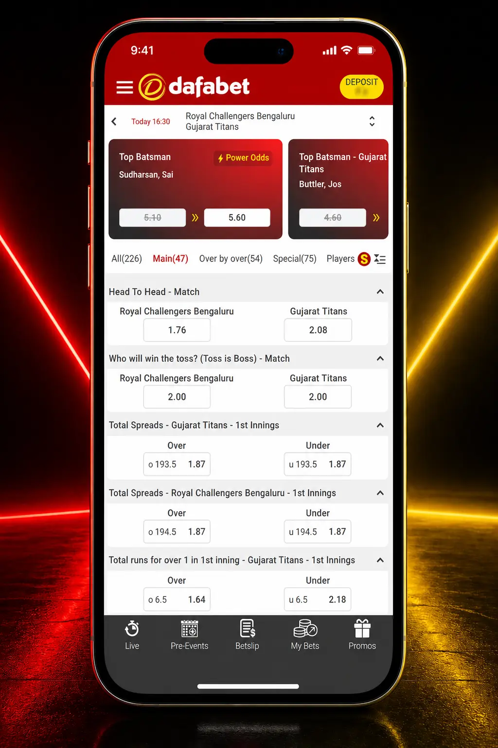 Step-by-step guide showing how to sign up, deposit, and place an Ice Hockey bet on Dafabet in INR