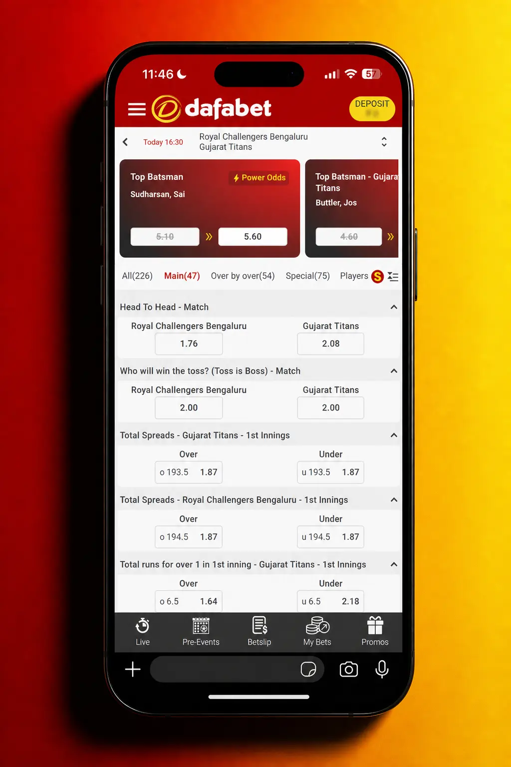 Step-by-step screenshot showing how to log in, pick a sport, and place a bet on Dafabet